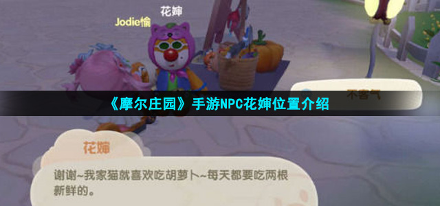 《摩尔庄园手游》NPC花婶位置介绍