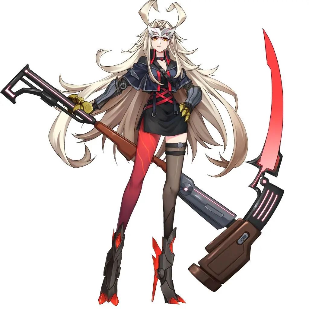 当然,最引人瞩目的还是枪身上的枪娘凯萨林贴图,手