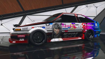 极限竞速地平线5 AE86涂装代码一览