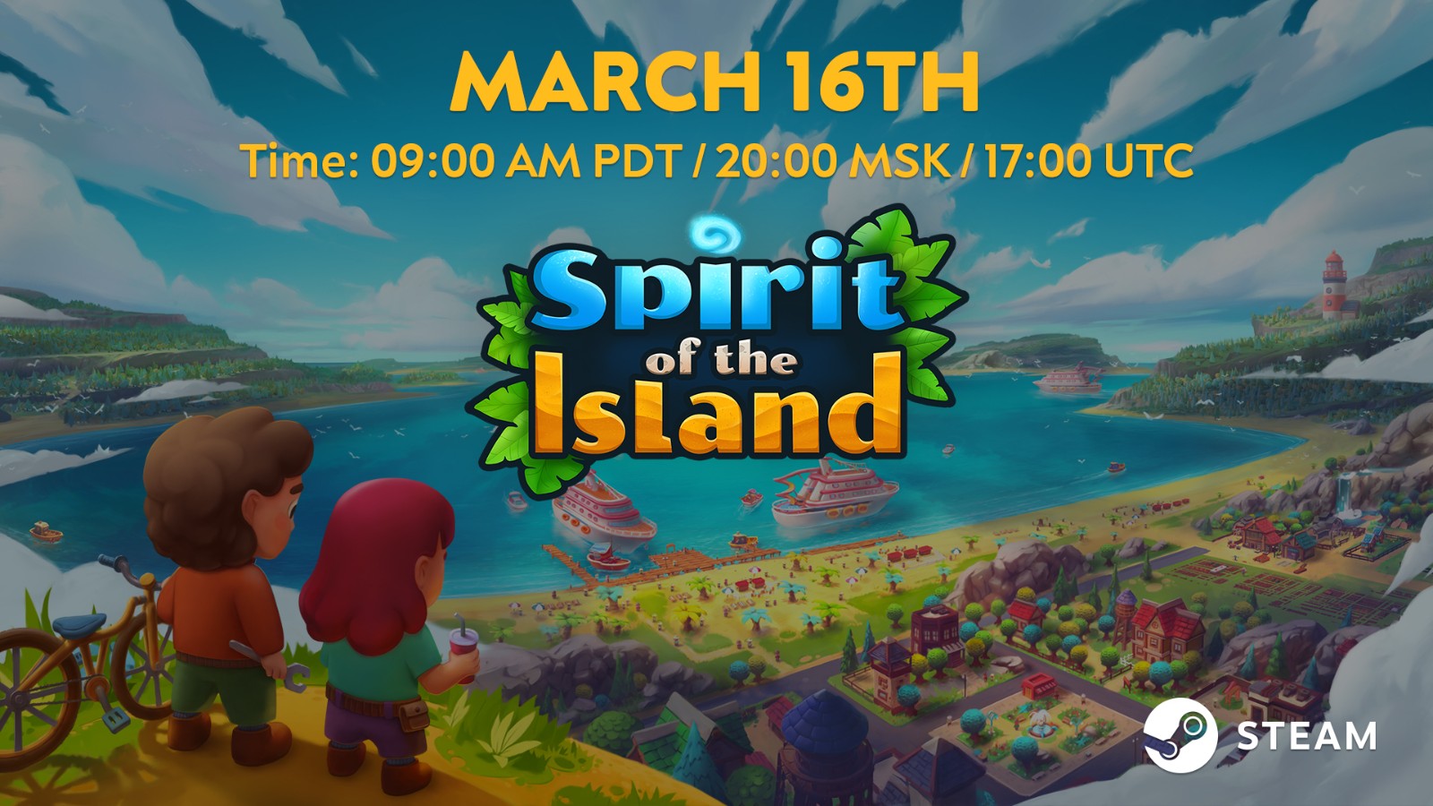 热带海岛模拟RPGSpirit of the Island发售日公开