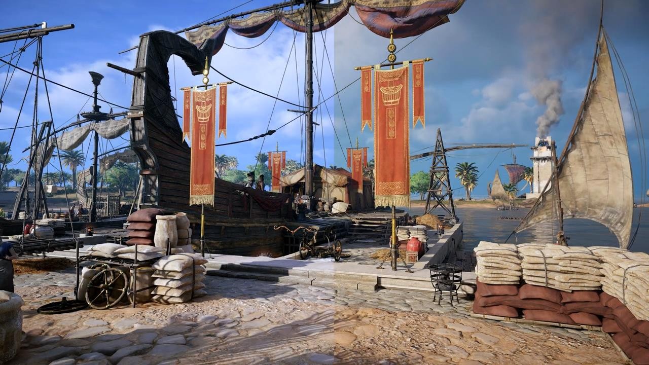 3090运行《刺客信条：起源》8k光追演示 画面真棒