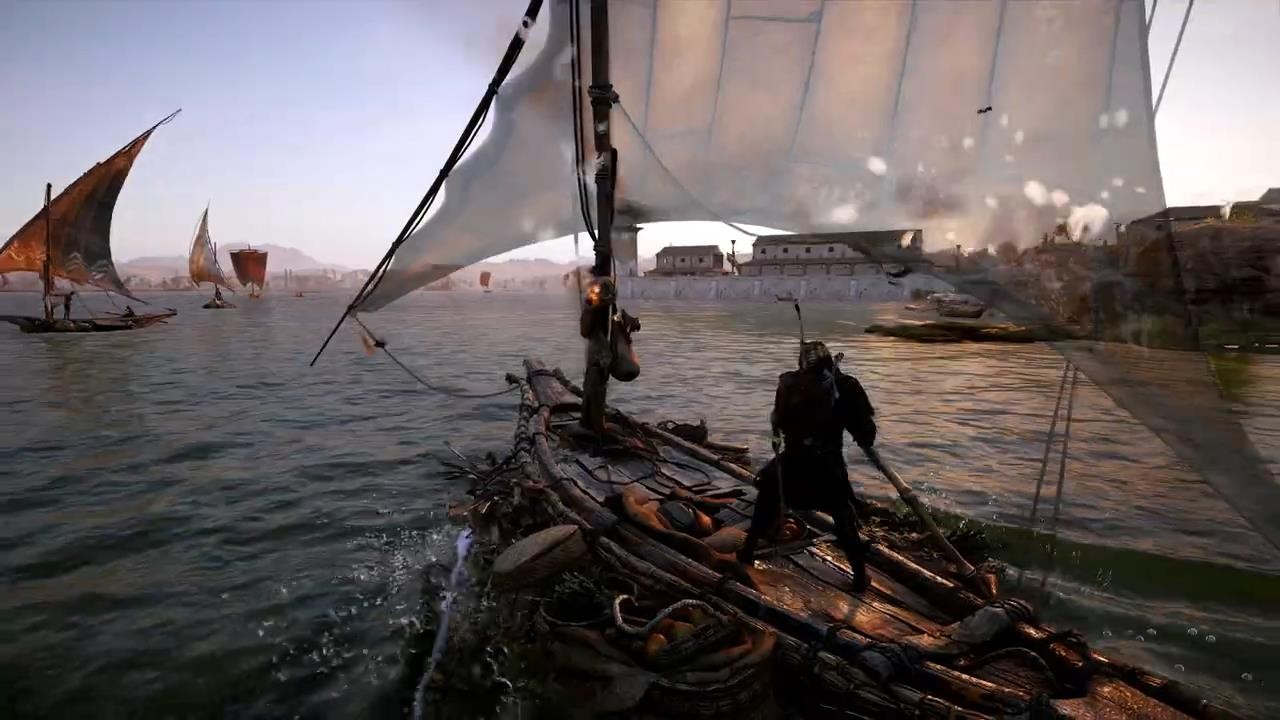 3090运行《刺客信条：起源》8k光追演示 画面真棒