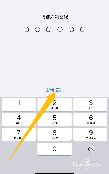 苹果4位数锁屏密码