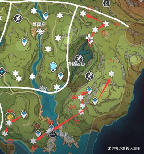 原神帮助76个兰那罗在什么地方