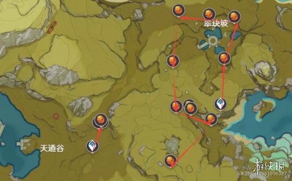 【原神攻略】2.7烈焰花花蕊采集路线（详细教程）