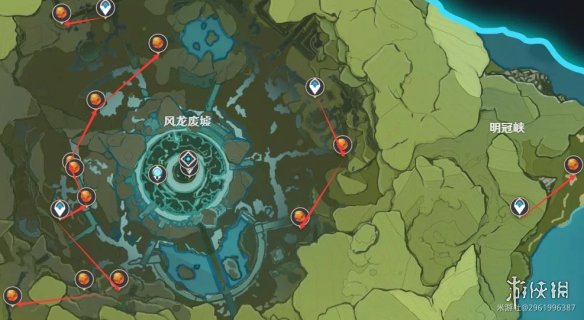 【原神攻略】2.7烈焰花花蕊采集路线（详细教程）
