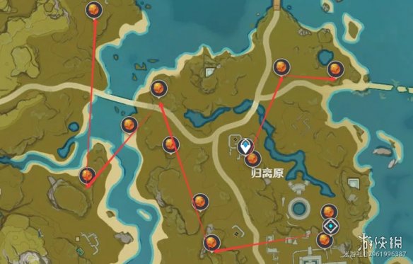 【原神攻略】2.7烈焰花花蕊采集路线（详细教程）