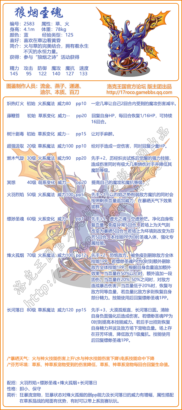 洛克王国狼烟圣魂亲密度怎么加点-狼烟圣魂亲密度加点攻略