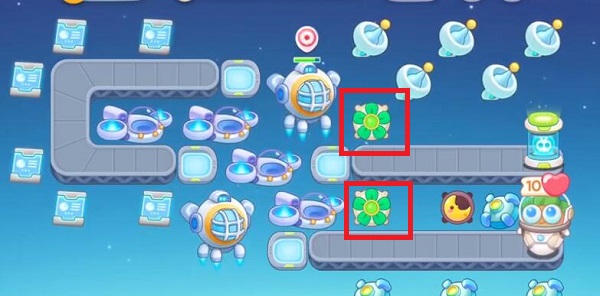 保卫萝卜4太空穿越第2关怎么过-太空穿越第2关通关流程分享