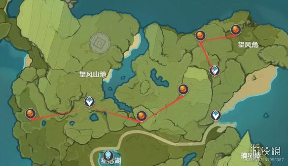 【原神攻略】2.7烈焰花花蕊采集路线（详细教程）