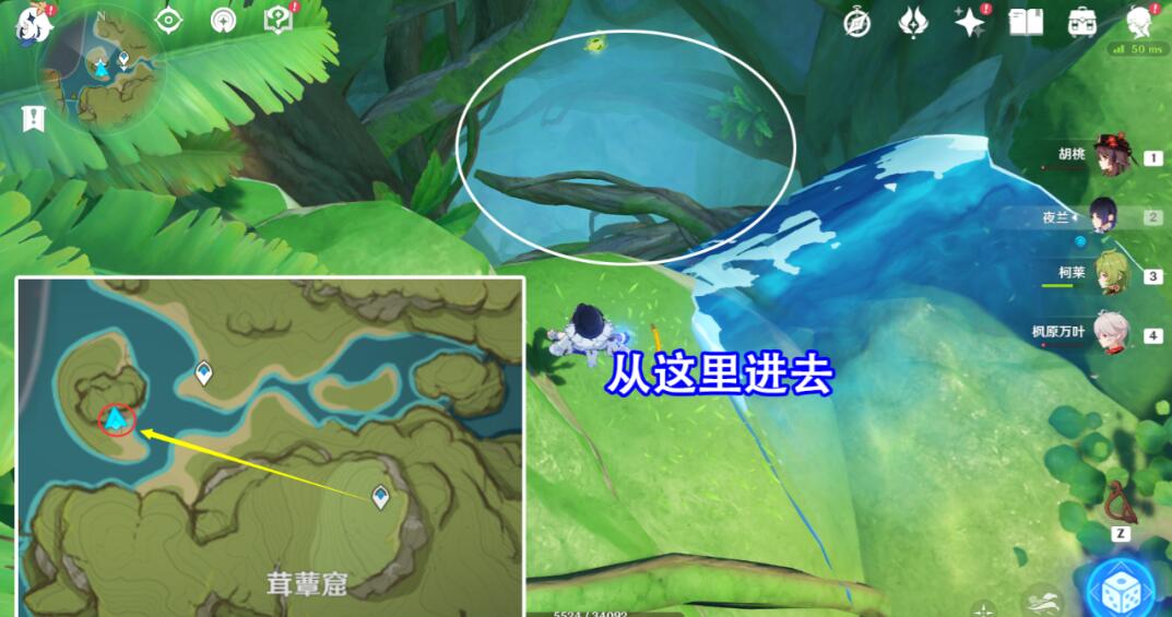 原神茸蕈窟隐藏锚点如何开启