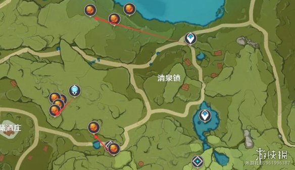 【原神攻略】2.7烈焰花花蕊采集路线（详细教程）