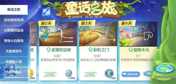 跑跑卡丁车旋转木马宝藏在哪？童话之旅旋转木马宝藏位置一览