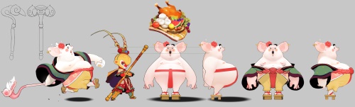 闹闹天宫主要角色设计稿曝光
