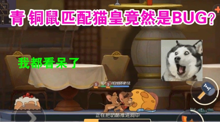 猫和老鼠：青铜鼠匹配猫皇是BUG？老鼠整体被削大家信吗？看呆了