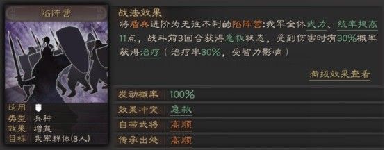 三国志战略版陷阵营有用吗？陷阵营战法攻略