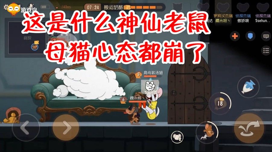 猫和老鼠：单排遇到神仙队友，母猫都招架不住，赢得太舒服了