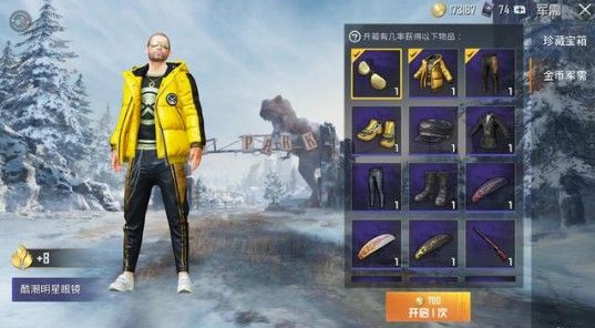 和平精英酷潮明星要花多少金币？酷潮明星金币军需抽取花费详解