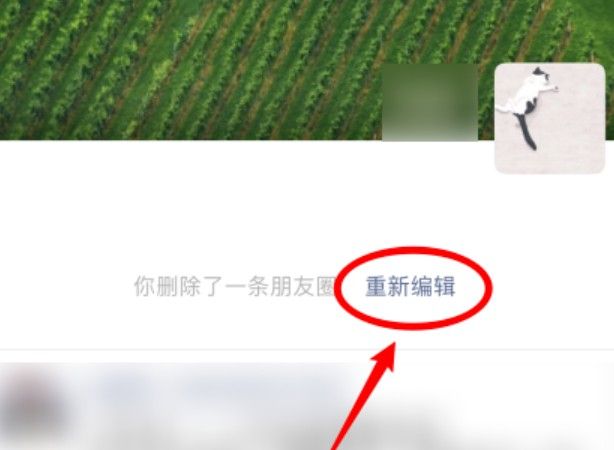 微信朋友圈删除了能恢复吗？朋友圈删除后重新编辑文字方法